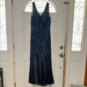 Elegant Black Evening Gown